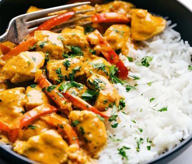 African Coconut Chicken Curry 