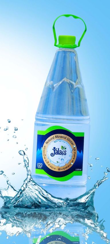 Round Shape 1000ml Jalaya Mineral Water Bottles