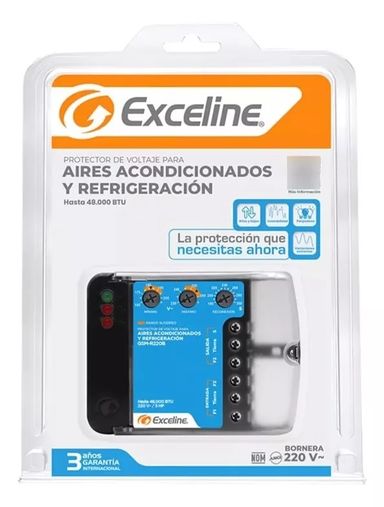 Protector De Voltaje Tipo Bornera 220v Exceline