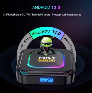 HK1 RBOX K8 Android 13 TV Box 2.4G 5G WIFI 6 BT 5.0 8K Video Decodic Lifetime IPTV Account 