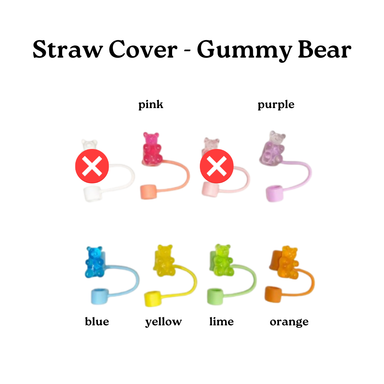 Straw Cover - Gummy Bear