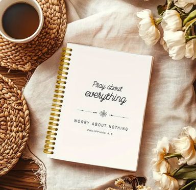 Pray about Everything Notebook