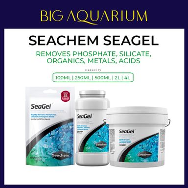 Seachem SeaGel Sea Gel - Removes phosphate, silicate, organics, metals, acids