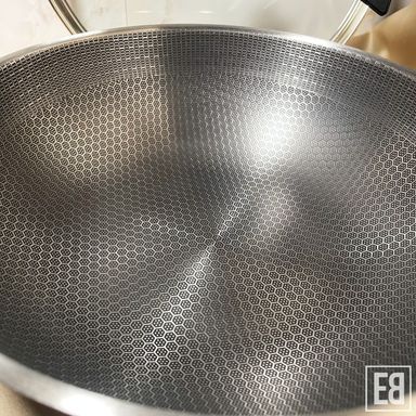 304 STAINLESS-STEEL HONEYCOMB NON-STICK FRYING PAN 32CM CODE: K55