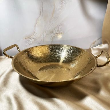 HAMMERED GOLD SEAFOOD 30CM STAINLESS-STEEL POT CODE: K517