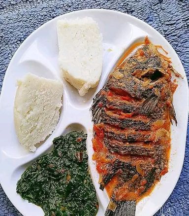 ugali with beef(wet fry)