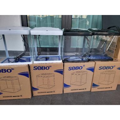 Sobo Mini Aquarium Complete Set With LED Light Pump Filter