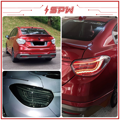 Proton Persona 2016 2017 2018 2019 2020 2021 2022 2023 2024 Tail Lamp Taillamp Tail Light Taillight LED DRL Daylight Brake Light Running Signal MC MC2 VVT SPW