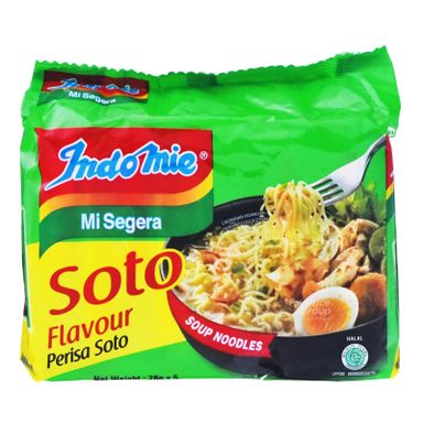 Indomie Instant Noodles - Soto (78g x 5)