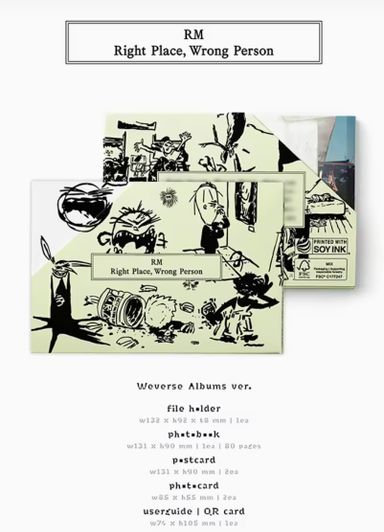 BTS RM - 2nd Solo Album l Right Place, Wrong Person | Weverse Album Ver.