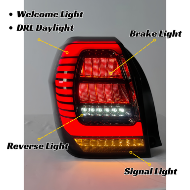 Perodua Axia 2023 2024 2025 C-DESIGN Tail Lamp Tail Light LED DRL Daylight Taillamp Taillight Running Signal Brake Light SPW