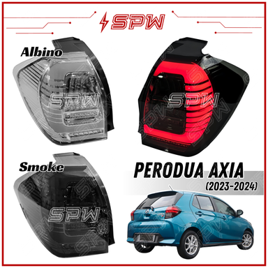 Perodua Axia 2023 2024 2025 C-DESIGN Tail Lamp Tail Light LED DRL Daylight Taillamp Taillight Running Signal Brake Light SPW