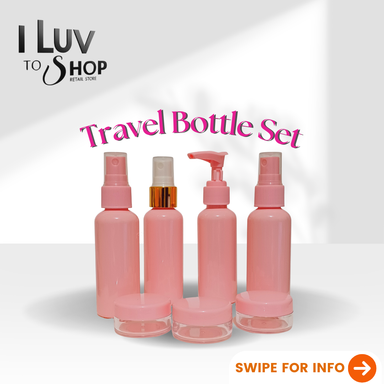 PINK Travel Bottle Set  