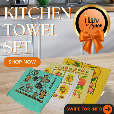 4PC Kitchen Towel Set 