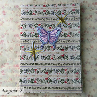 Plain notebook in fairycore design