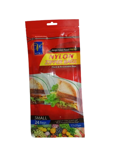 VITAL NYLON ZIPPER BAGS 