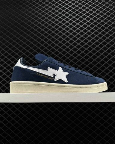 ADIDAS CAMPUS 80s ‘ BAPE A Bathing APE Navy ‘