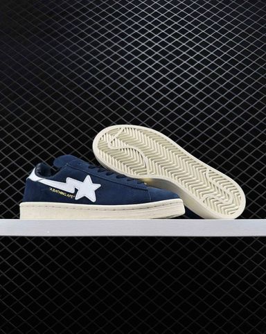 ADIDAS CAMPUS 80s ‘ BAPE A Bathing APE Navy ‘