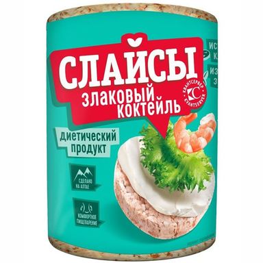 Слайсы злаковый коктейль 100 гр