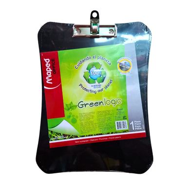 Tabla sujetapapel de plastico con clip Maped