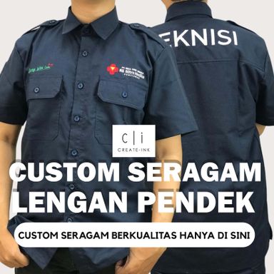 Kemeja Lengan Pendek / Short Sleeve Shirt/ PDH 