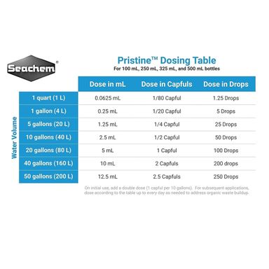 Seachem Pristine - Water waste remover and clarifier (100ml / 325ml / 500ml)