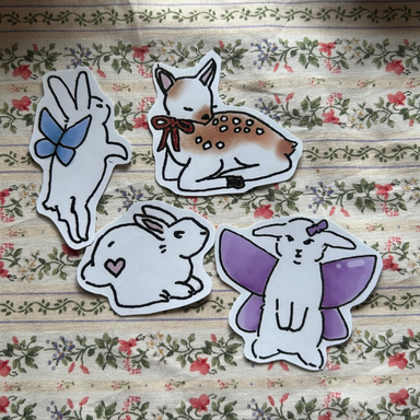 Hand drawn stickers 