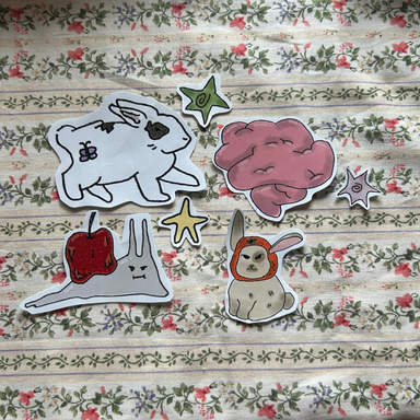 Hand drawn stickers 