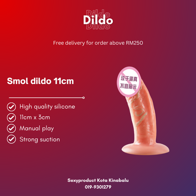 11CM Mini Dildo With Realistic Silicone