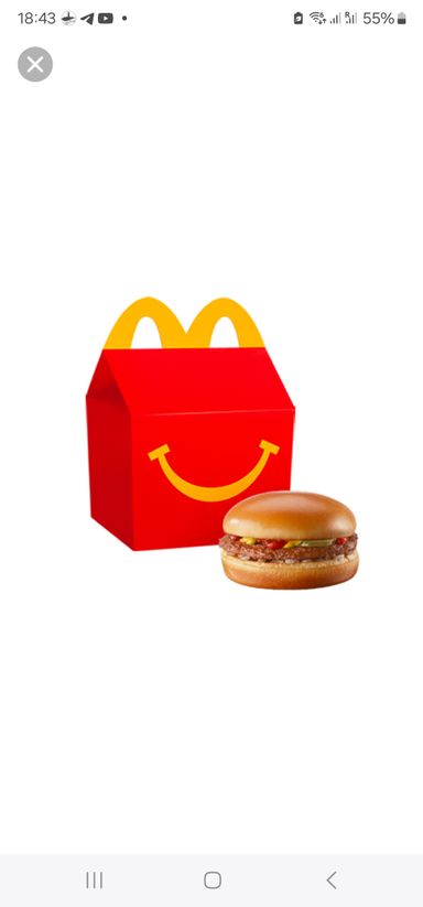 Happy Meal"" Hamburger