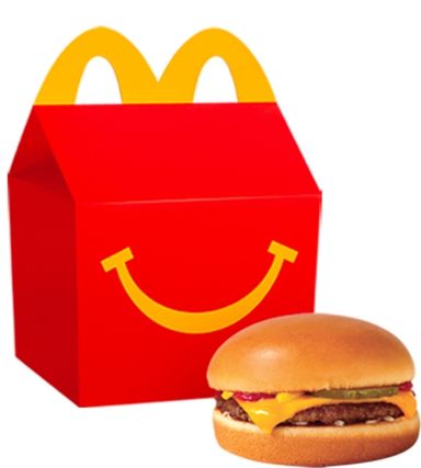 Happy Meal'" Cheeseburger