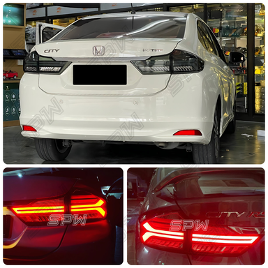 Honda City GM6 2014 2015 2016 2017 2018 2019 V3 AUDI-DESIGN Tail Lamp Tail Light Taillamp Taillight LED Daylight Running Signal Brake Light