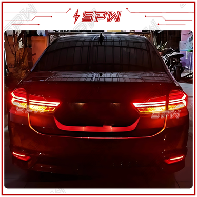 Honda City GM6 2014 2015 2016 2017 2018 2019 V3 AUDI-DESIGN Tail Lamp Tail Light Taillamp Taillight LED Daylight Running Signal Brake Light