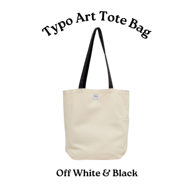 Typo Art Tote Bag