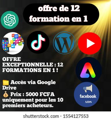 Pack de 12 formation en E-commerce 