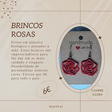 Brincos Rosa