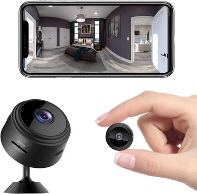 Spy Camera 1080P WiFi Mini Hidden Camera Security Camera Indoor Nanny Cam with Motion Detection App Control Wireless Secret Video Camera Small Surveillance Camera for Home Security Monitoring