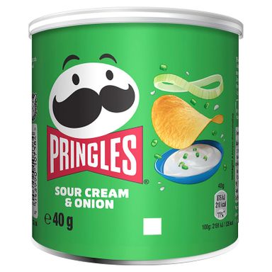 Pringles crema & especie 40g tarro