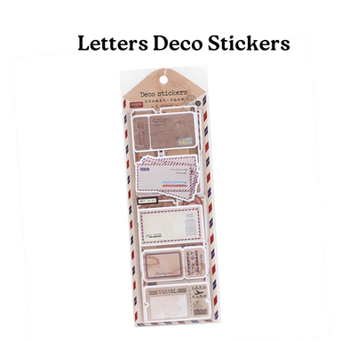 Letters Deco Stickers