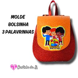 MOLDE BOLSA 3 PALAVRINHAS