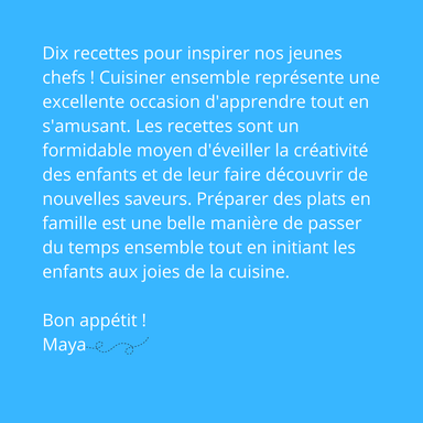 10 idées Recettes à Faire avec les Enfants