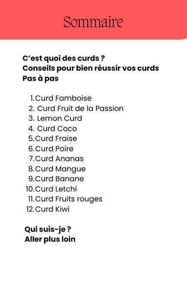 Tous Mes Curds aux Fruits Sans oeuf