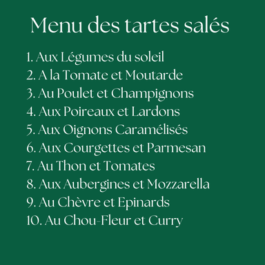 10 Idées Recettes de Tartes Salées