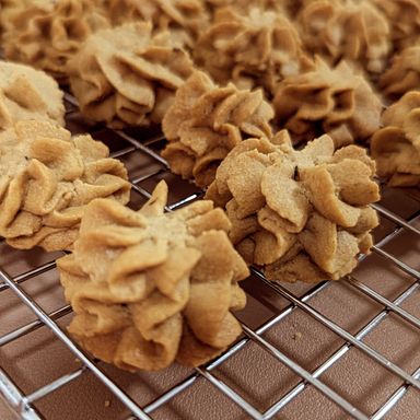 Homemade Jenny Bakery Coffee Butter Cookies 