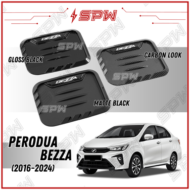 Perodua Bezza 2016-2024 Oil Tank Cap Fuel Tank Cap Cover Garnish ABS Exterior Accessories Sportivo Design Panel Trim 2016 2017 2018 2019 2020 2021 2022 2023 2024