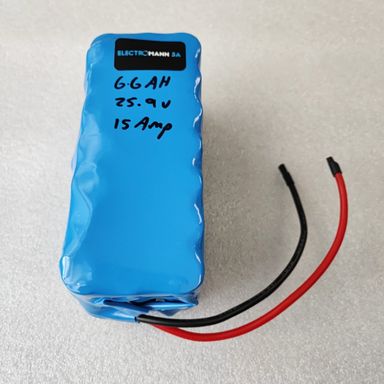 24V 6.6AH Rechargeable Li-ion Battery Pack with Balance Board