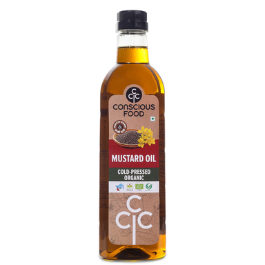 Conscious Food Organic Mustard Oil (500ml)