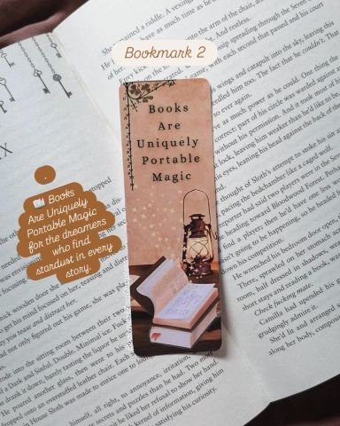 Dark Academia Theme Bookmark