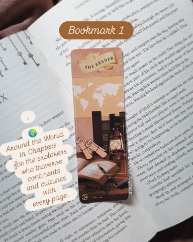 Dark Academia Theme Bookmark