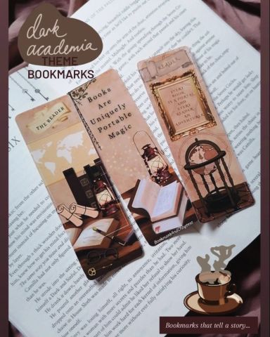 Dark Academia Theme Bookmark